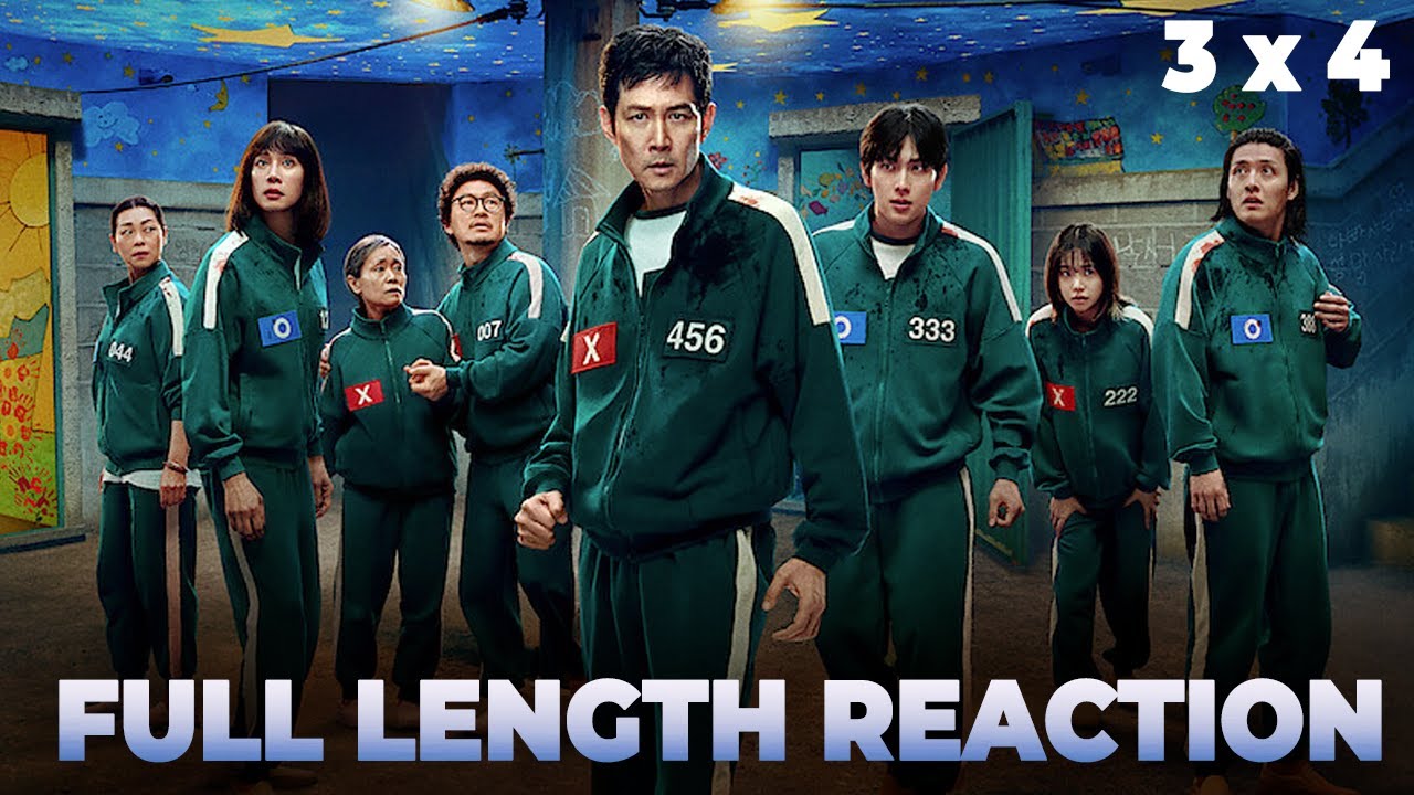 Squid Game 3x4 FULL REACTION! 